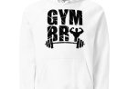 Unisex eco raglan hoodie - GYM BRO