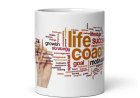 White glossy mug - Life Coach